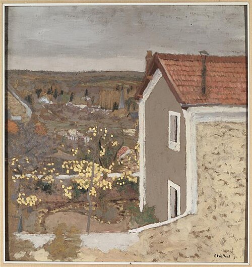Paysage à l'Étang-la-Ville, 1900, Édouard Vuillard