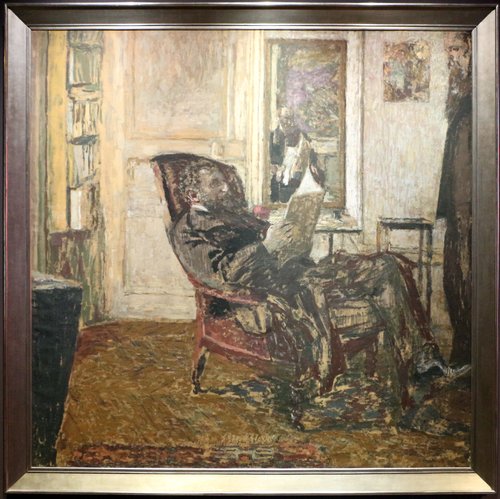 Portrait of Thaddeus Natanson in chair, 1906, Édouard Vuillard