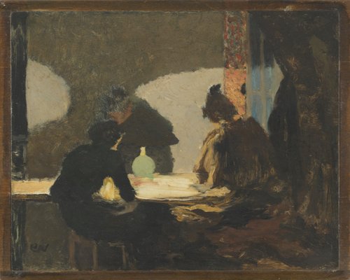 The Green Lamp, 1893, Édouard Vuillard