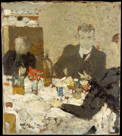 At Table, 1893, Édouard Vuillard