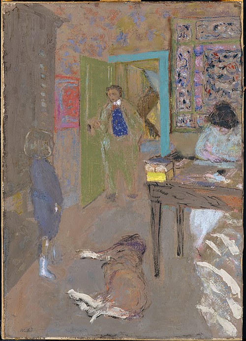 Interior at Saint-Jacut, 1909, Édouard Vuillard
