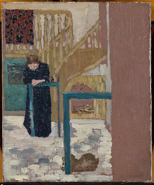 Mme Vuillard in a Set Designer's Studio, 1893, Édouard Vuillard