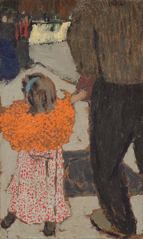 Child Wearing a Red Scarf, 1891, Édouard Vuillard