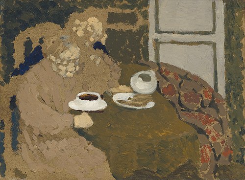Two Women Drinking Coffee, 1893, Édouard Vuillard