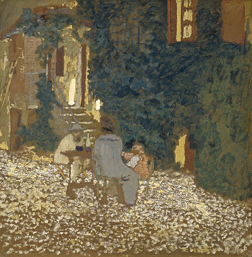Repast in a Garden, 1898, Édouard Vuillard