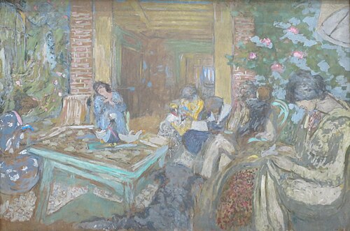 Sewing Party at Loctudy, 1912, Édouard Vuillard