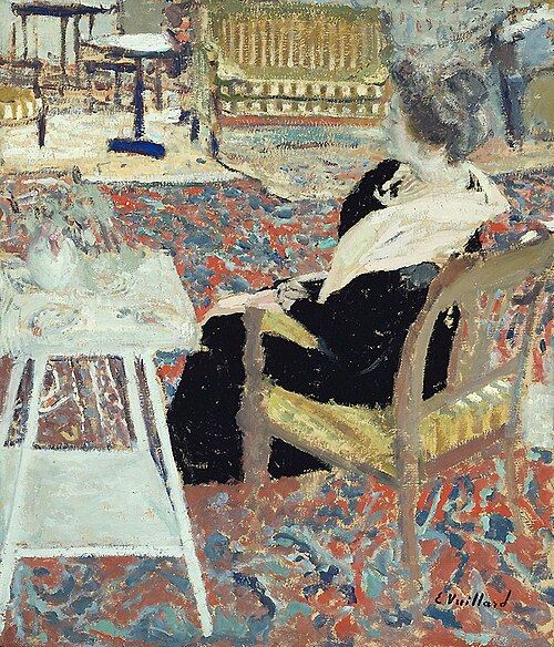 Madame Arthur Fontaine in a Pink Shawl, 1904, Édouard Vuillard