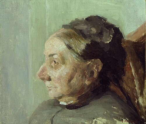 Madame Vuillard in Profile, 1888, Édouard Vuillard