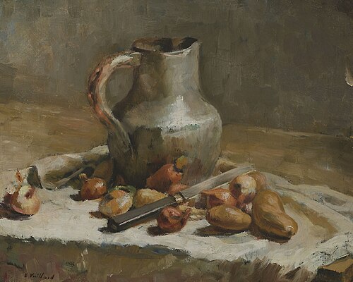 Still Life with Jug and Knife, 1888, Édouard Vuillard