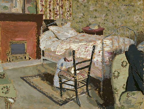 Child Playing: Annette Roussel in a Front of a Wooden Chair, 1900, Édouard Vuillard