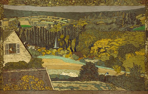 Landscape: Window Overlooking the Woods, 1899, Édouard Vuillard