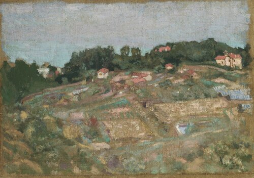 Landscape at Vaucresson, 1900, Édouard Vuillard