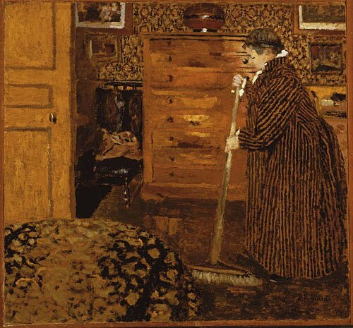 Woman Sweeping, 1899, Édouard Vuillard