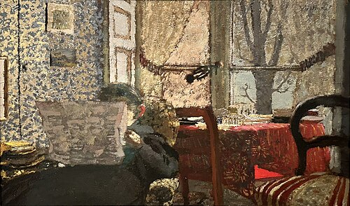 Madame Vuillard lisant le journal, 1897, Édouard Vuillard