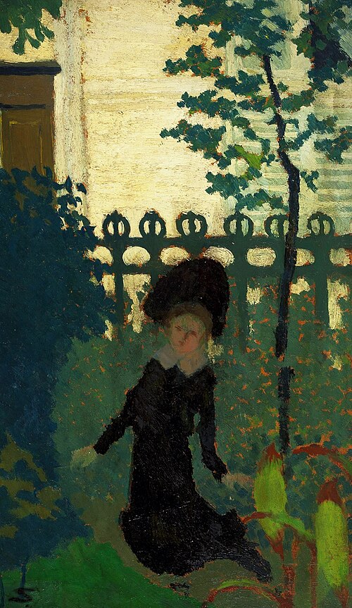 Femme au jardin., 1891, Édouard Vuillard