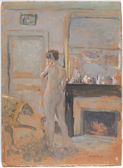 Nu debout près de la cheminée, 1906, Édouard Vuillard