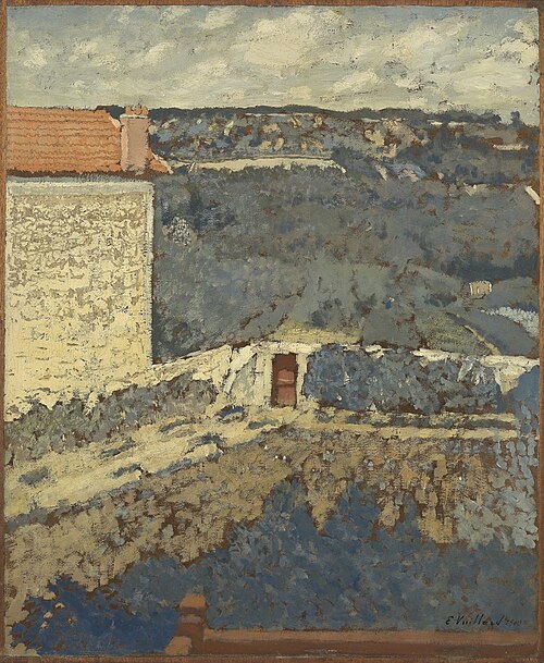 Paysage - Maison à gauche, 1900, Édouard Vuillard