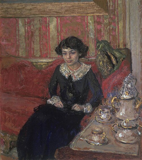 Jeune femme dans un intérieur, 1910, Édouard Vuillard