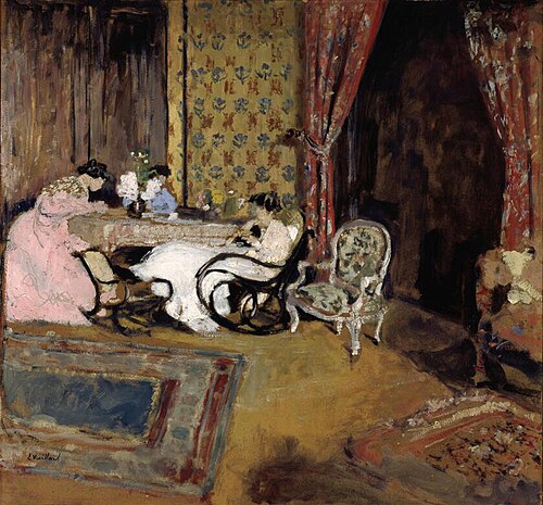 Coin d'intérieur, les trois dames au salon, 1902, Édouard Vuillard