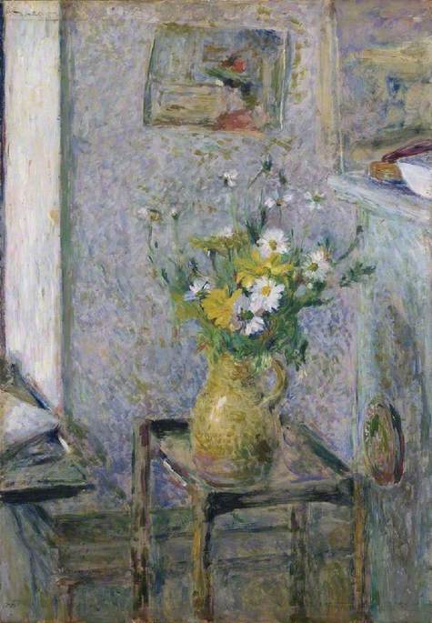 Pot de grès et fleurs, , Édouard Vuillard