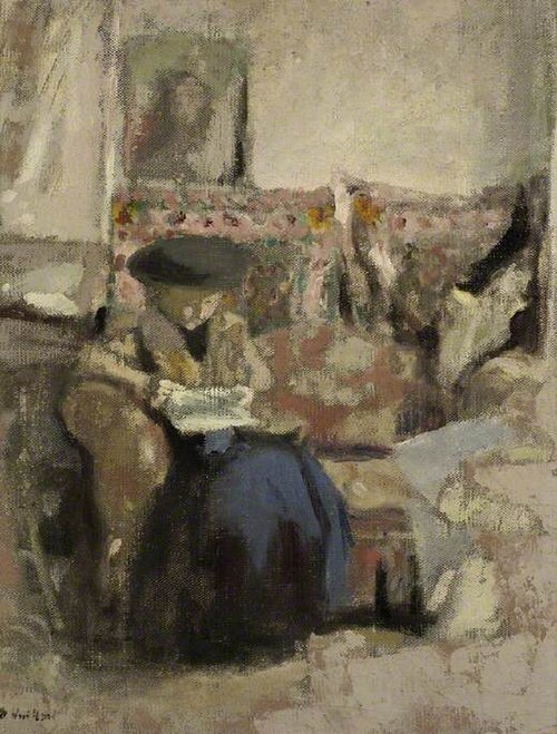 La Liseuse au coussin, 1905, Édouard Vuillard