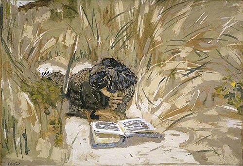 Femme lisant, 1909, Édouard Vuillard