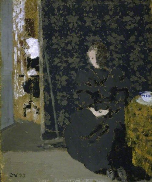 Femme Assise: Tasse de Café, 1893, Édouard Vuillard
