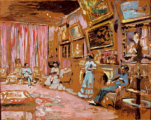 Messieurs et Mesdames Josse et Gaston Bernheim-Jeune au 107, avenue Henri Martin, 1905, Édouard Vuillard