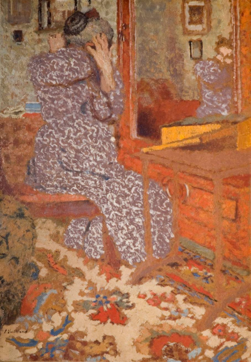 Madame Vuillard Arranging her Hair, 1900, Édouard Vuillard