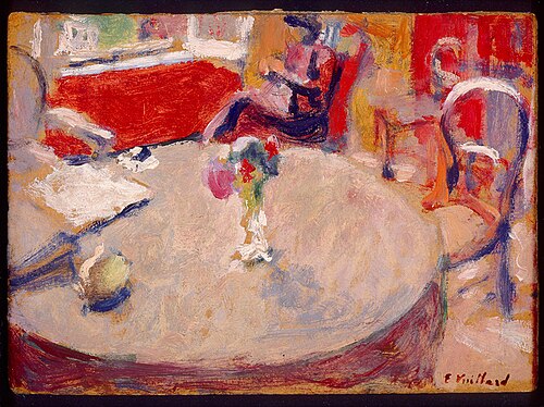 Woman Sitting at a Table, 1910, Édouard Vuillard