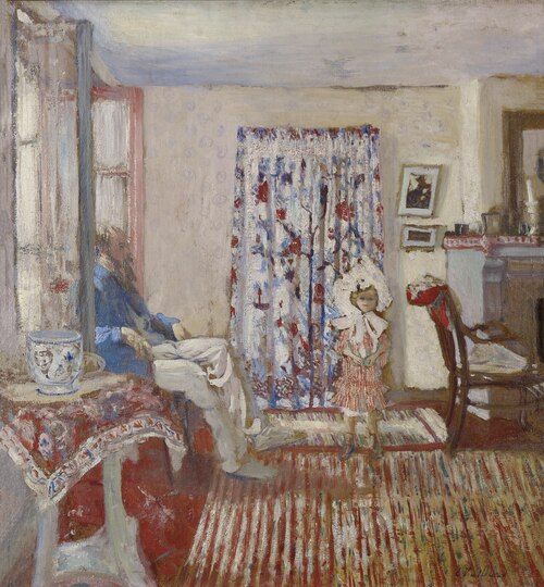 Le peintre Ker-Xavier Roussel et sa fille, 1903, Édouard Vuillard