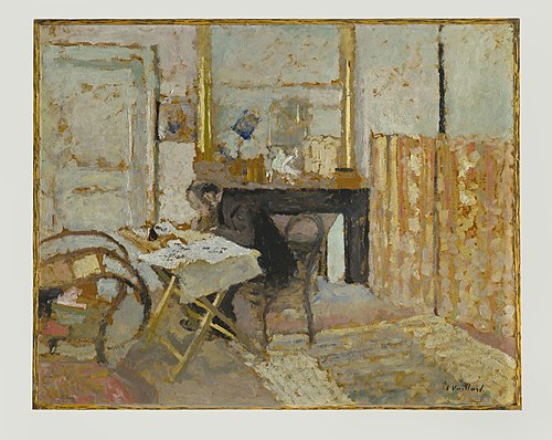 Ker-Xavier Roussel Reading, 1904, Édouard Vuillard