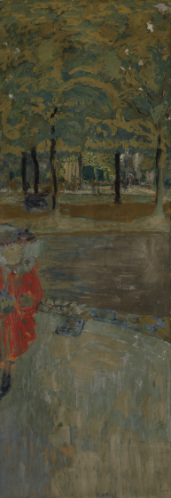 The Garden of La Muette à Passy, Paris (La Muette), 1908, Édouard Vuillard