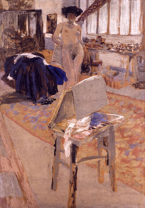 Nu debout dans l'atelier, 1909, Édouard Vuillard