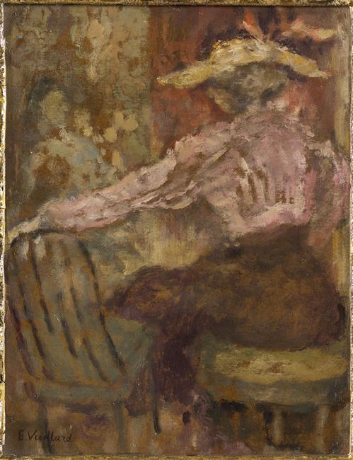 La Jeune femme en blouse rose, , Édouard Vuillard