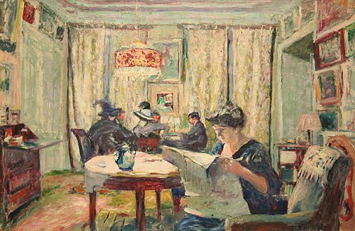 La partie de bridge, 1911, Édouard Vuillard