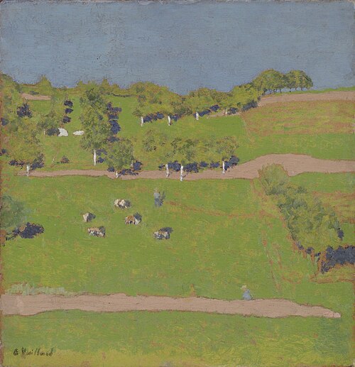 Remembrance of Romanel, near Lausanne, 1900, Édouard Vuillard