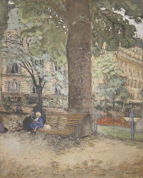 Le square Berlioz, 1917, Édouard Vuillard