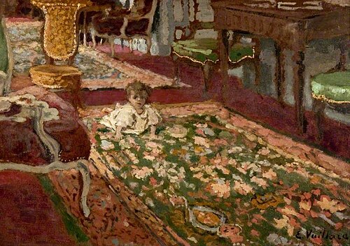 Interior: The Drawing Room, 1901, Édouard Vuillard