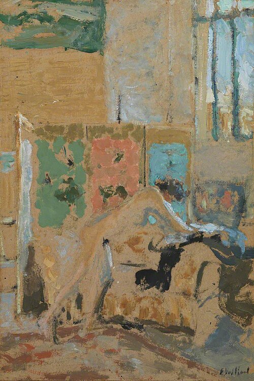Interior with a Screen, 1909, Édouard Vuillard