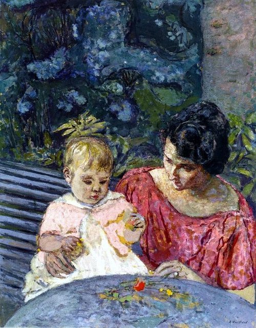 Madeleine Descorps et son fils Bernard, 1919, Édouard Vuillard