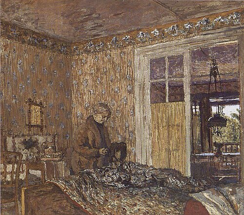 Intérieur par temps gris, Vaucresson, 1921, Édouard Vuillard