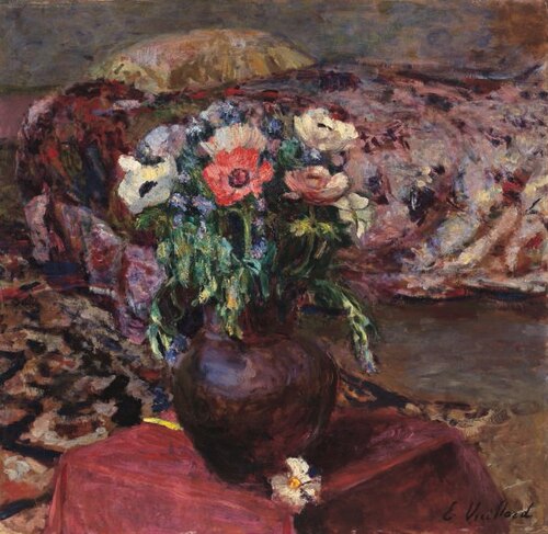 Myosotis et anémones, 1906, Édouard Vuillard