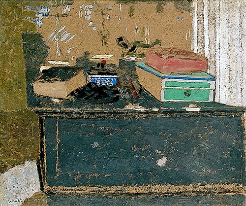 L'encrier bleu sur la cheminée, 1900, Édouard Vuillard