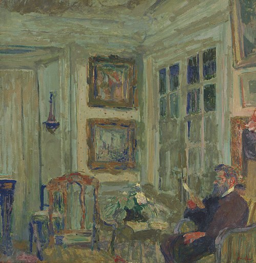 Arthur Fontaine lisant, 1904, Édouard Vuillard
