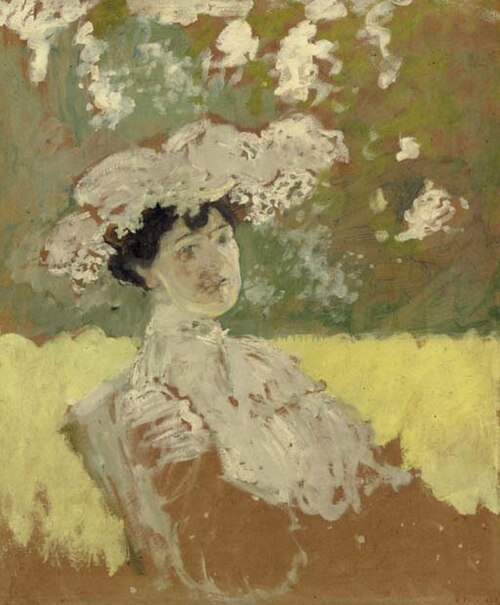 Lucie Hessel en capeline, 1909, Édouard Vuillard