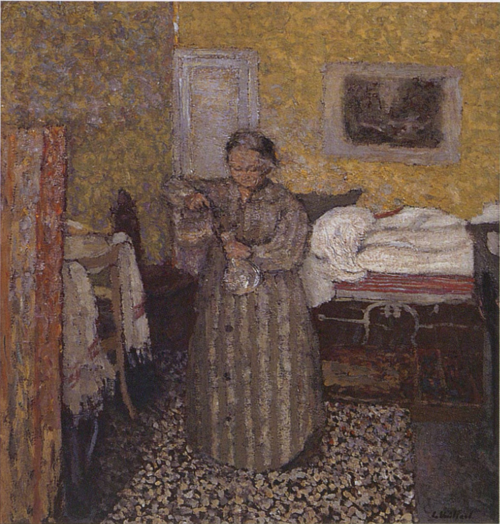 Madame Vuillard remplit une carafe, 1900, Édouard Vuillard