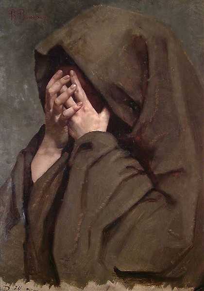 A Nun, 1878, Ragnhild Beichmann