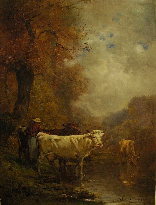 La Vache blanche, , Théodore Levigne