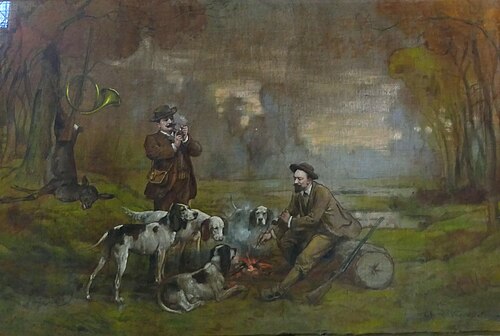 Le retour de la chasse, , Théodore Levigne